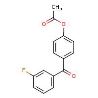 4-(3-fluorobenzoyl)phenyl acetate