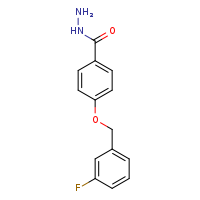 4-[(3-fluorophenyl)methoxy]benzohydrazide