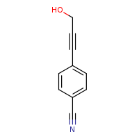 4-(3-hydroxyprop-1-yn-1-yl)benzonitrile