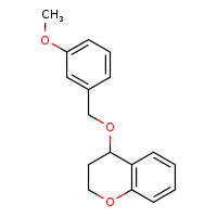 4-[(3-methoxyphenyl)methoxy]-3,4-dihydro-2H-1-benzopyran