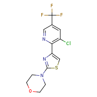 4-{4-[3-chloro-5-(trifluoromethyl)pyridin-2-yl]-1,3-thiazol-2-yl}morpholine