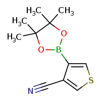 4-(4,4,5,5-tetramethyl-1,3,2-dioxaborolan-2-yl)thiophene-3-carbonitrile