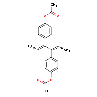 4-{4-[4-(acetyloxy)phenyl]hexa-2,4-dien-3-yl}phenyl acetate