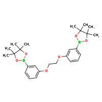 4,4,5,5-tetramethyl-2-(3-{2-[3-(4,4,5,5-tetramethyl-1,3,2-dioxaborolan-2-yl)phenoxy]ethoxy}phenyl)-1,3,2-dioxaborolane