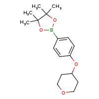 4,4,5,5-tetramethyl-2-[4-(oxan-4-yloxy)phenyl]-1,3,2-dioxaborolane