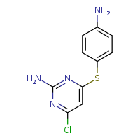 4-[(4-aminophenyl)sulfanyl]-6-chloropyrimidin-2-amine