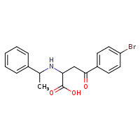 4-(4-bromophenyl)-4-oxo-2-[(1-phenylethyl)amino]butanoic acid