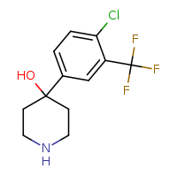 4-[4-chloro-3-(trifluoromethyl)phenyl]piperidin-4-ol