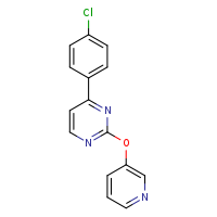 4-(4-chlorophenyl)-2-(pyridin-3-yloxy)pyrimidine