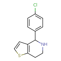 4-(4-chlorophenyl)-4H,5H,6H,7H-thieno[3,2-c]pyridine