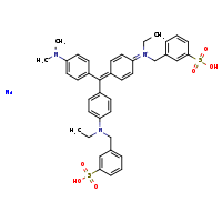4-{[4-(dimethylamino)phenyl](4-{ethyl[(3-sulfophenyl)methyl]amino}phenyl)methylidene}-N-ethyl-N-[(3-sulfophenyl)methyl]cyclohexa-2,5-dien-1-iminium sodium
