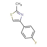 4-(4-fluorophenyl)-2-methyl-1,3-thiazole