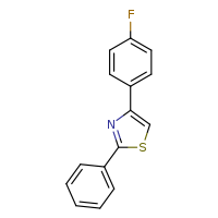 4-(4-fluorophenyl)-2-phenyl-1,3-thiazole