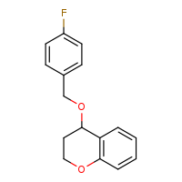 4-[(4-fluorophenyl)methoxy]-3,4-dihydro-2H-1-benzopyran