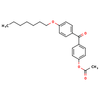 4-[4-(heptyloxy)benzoyl]phenyl acetate