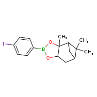 4-(4-iodophenyl)-2,9,9-trimethyl-3,5-dioxa-4-boratricyclo[6.1.1.0²,?]decane