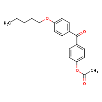 4-[4-(pentyloxy)benzoyl]phenyl acetate