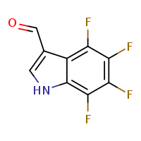 4,5,6,7-tetrafluoro-1H-indole-3-carbaldehyde