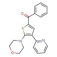 4-[5-benzoyl-3-(pyridin-2-yl)thiophen-2-yl]morpholine