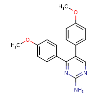 4,5-bis(4-methoxyphenyl)pyrimidin-2-amine