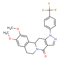 4,5-dimethoxy-15-[4-(trifluoromethyl)phenyl]-10,14,15-triazatetracyclo[8.7.0.0²,?.0¹²,¹?]heptadeca-2(7),3,5,12(16),13-pentaen-11-one