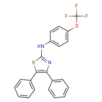 4,5-diphenyl-N-[4-(trifluoromethoxy)phenyl]-1,3-thiazol-2-amine