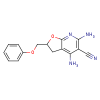 4,6-diamino-2-(phenoxymethyl)-2H,3H-furo[2,3-b]pyridine-5-carbonitrile