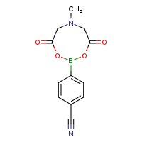 4-(6-methyl-4,8-dioxo-1,3,6,2-dioxazaborocan-2-yl)benzonitrile
