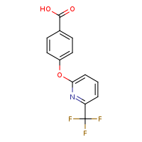 4-{[6-(trifluoromethyl)pyridin-2-yl]oxy}benzoic acid