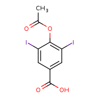 4-(acetyloxy)-3,5-diiodobenzoic acid