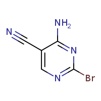 4-amino-2-bromopyrimidine-5-carbonitrile