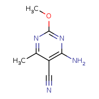 4-amino-2-methoxy-6-methylpyrimidine-5-carbonitrile