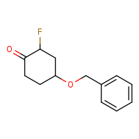4-(benzyloxy)-2-fluorocyclohexan-1-one
