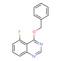 4-(benzyloxy)-5-fluoroquinazoline