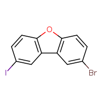 4-bromo-12-iodo-8-oxatricyclo[7.4.0.0²,?]trideca-1(9),2(7),3,5,10,12-hexaene
