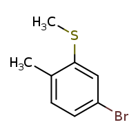 4-bromo-1-methyl-2-(methylsulfanyl)benzene