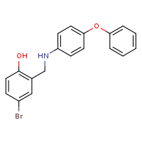 4-bromo-2-{[(4-phenoxyphenyl)amino]methyl}phenol