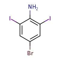 4-bromo-2,6-diiodoaniline