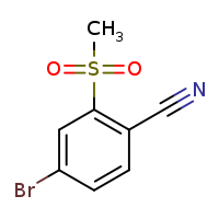 4-bromo-2-methanesulfonylbenzonitrile