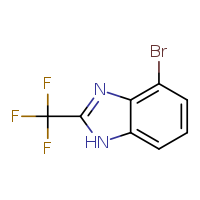 4-bromo-2-(trifluoromethyl)-1H-1,3-benzodiazole