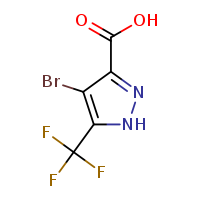 4-bromo-5-(trifluoromethyl)-1H-pyrazole-3-carboxylic acid