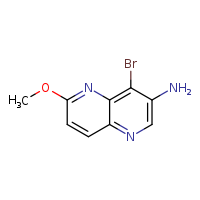 4-bromo-6-methoxy-1,5-naphthyridin-3-amine