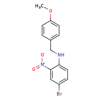 4-bromo-N-[(4-methoxyphenyl)methyl]-2-nitroaniline