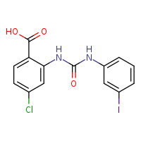 4-chloro-2-{[(3-iodophenyl)carbamoyl]amino}benzoic acid