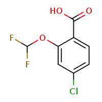 4-chloro-2-(difluoromethoxy)benzoic acid