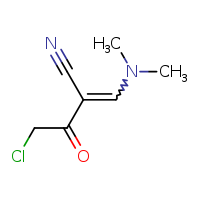 4-chloro-2-[(dimethylamino)methylidene]-3-oxobutanenitrile