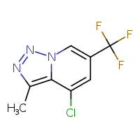 4-chloro-3-methyl-6-(trifluoromethyl)-[1,2,3]triazolo[1,5-a]pyridine