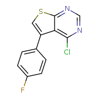 4-chloro-5-(4-fluorophenyl)thieno[2,3-d]pyrimidine