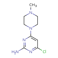 4-chloro-6-(4-methylpiperazin-1-yl)pyrimidin-2-amine