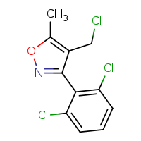 4-(chloromethyl)-3-(2,6-dichlorophenyl)-5-methyl-1,2-oxazole
